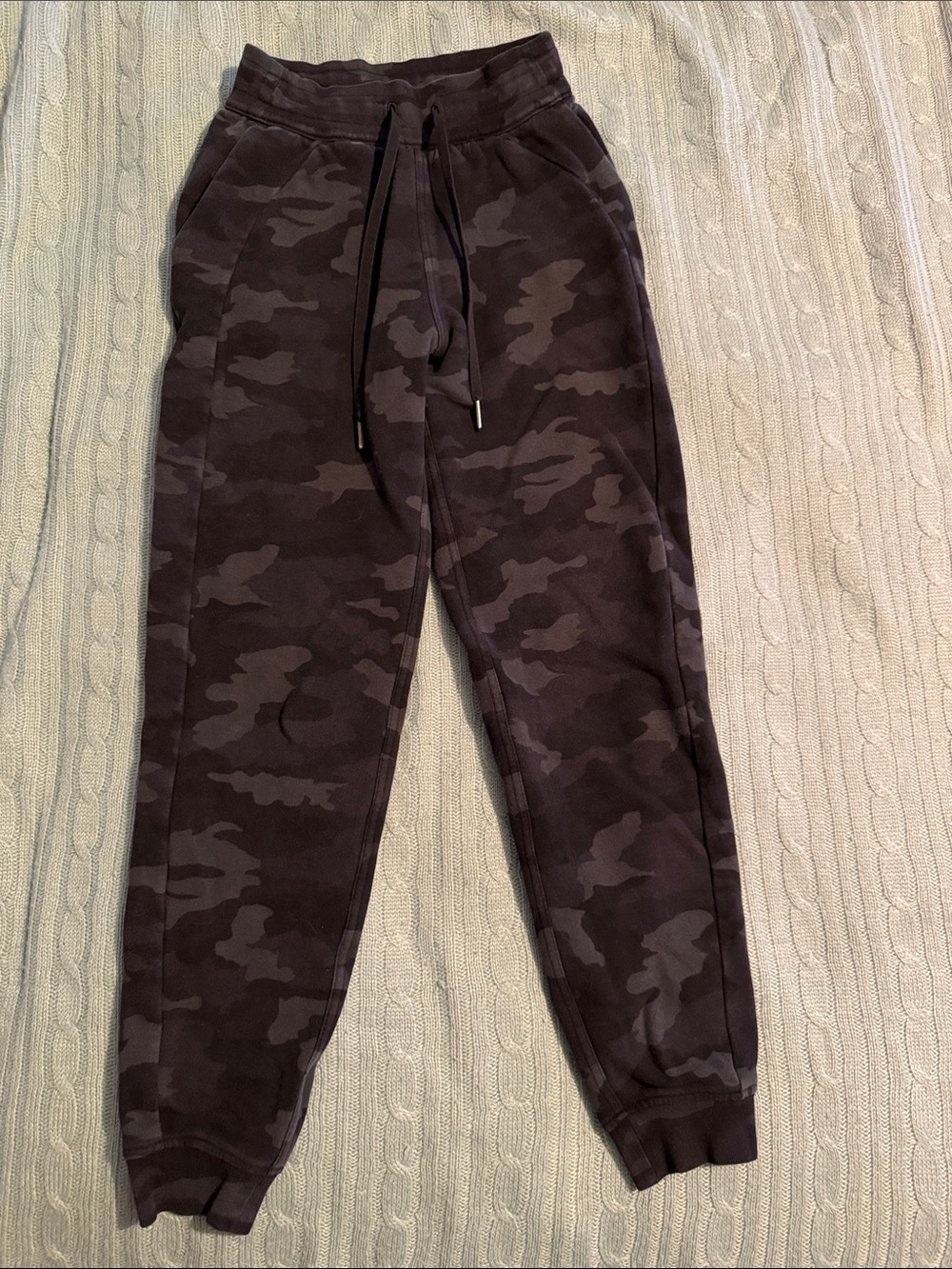lululemon Dark Charcoal Camo Joggers